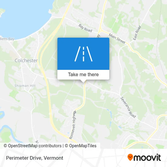 Perimeter Drive map
