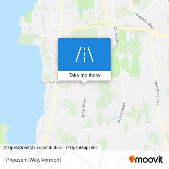 Pheasant Way map