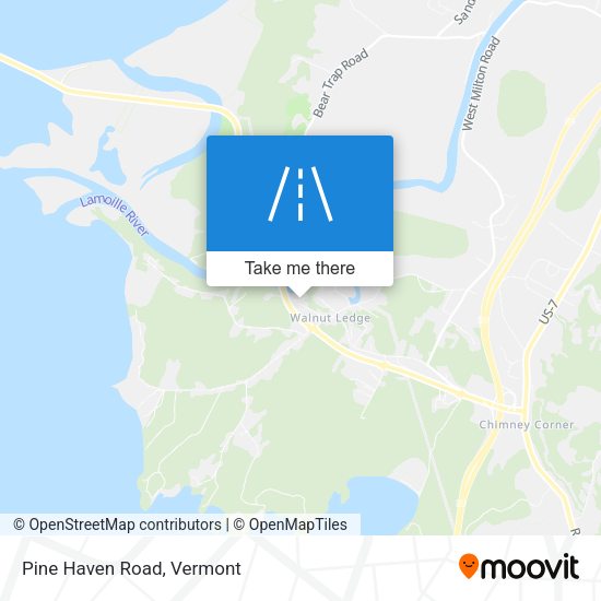 Mapa de Pine Haven Road