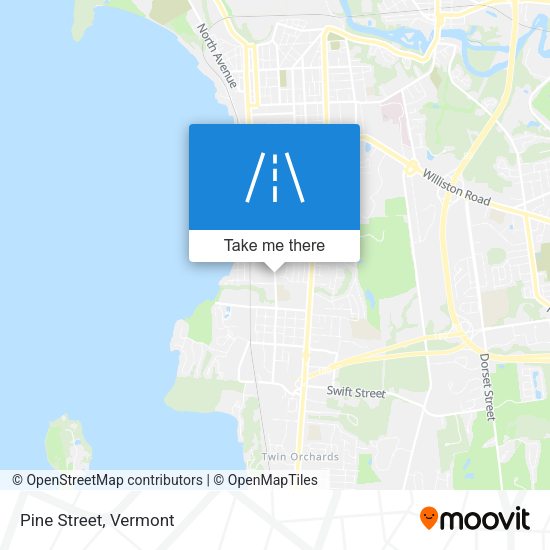 Mapa de Pine Street