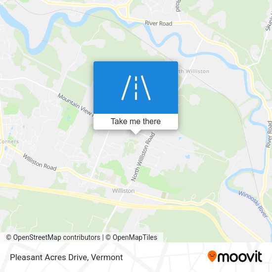 Mapa de Pleasant Acres Drive