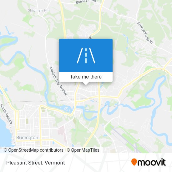 Mapa de Pleasant Street
