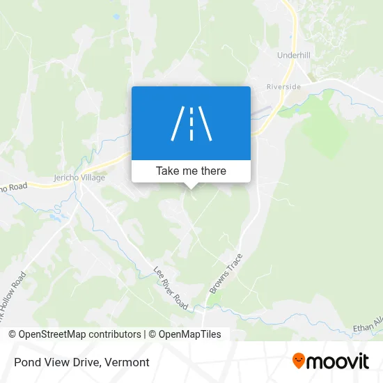 Pond View Drive map