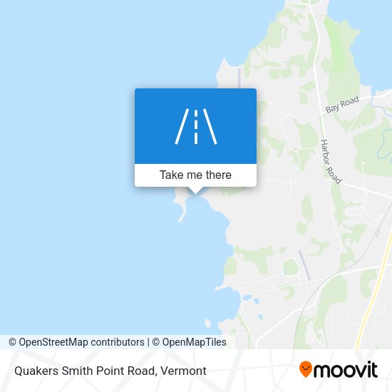 Quakers Smith Point Road map