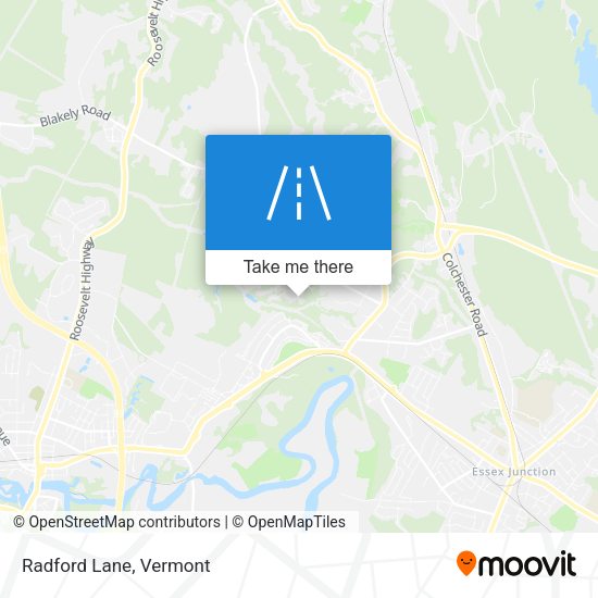 Mapa de Radford Lane