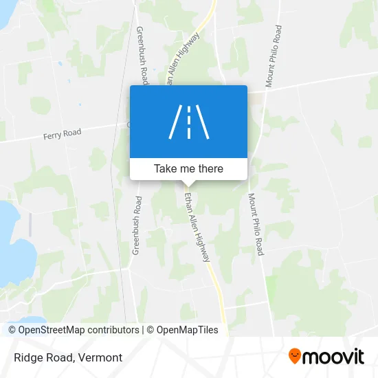 Ridge Road map