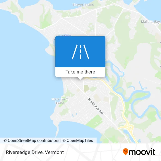 Riversedge Drive map