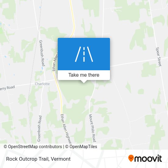 Mapa de Rock Outcrop Trail