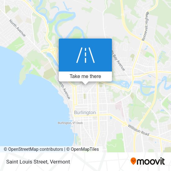 Mapa de Saint Louis Street