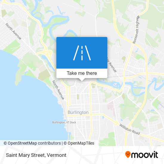 Saint Mary Street map