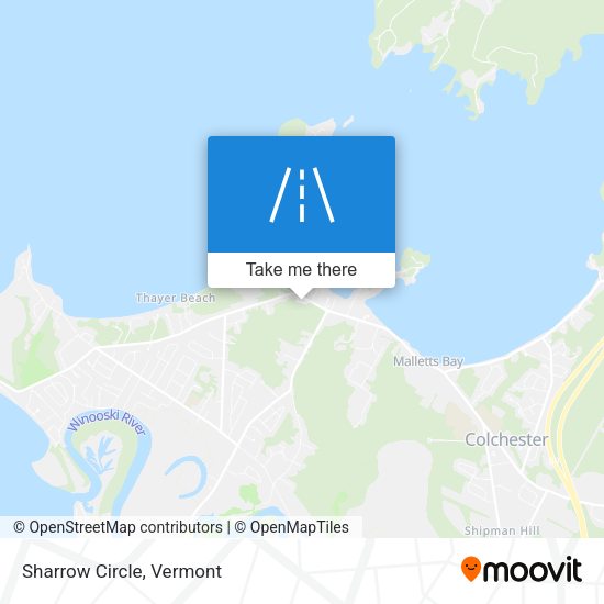 Mapa de Sharrow Circle
