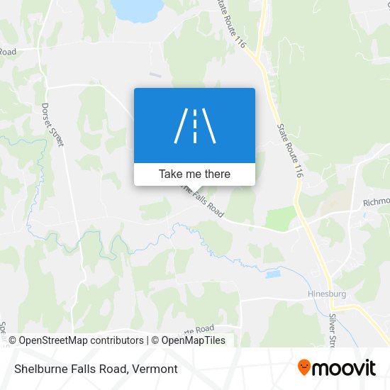 Mapa de Shelburne Falls Road