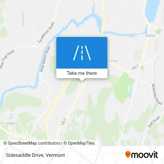 Sidesaddle Drive map