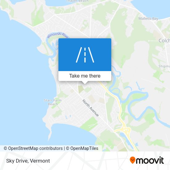 Sky Drive map