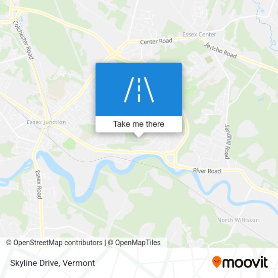 Mapa de Skyline Drive