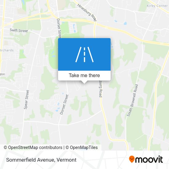 Sommerfield Avenue map