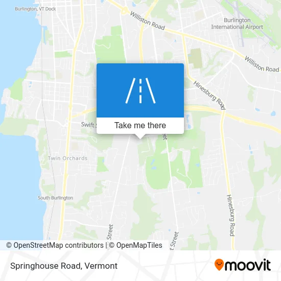 Springhouse Road map