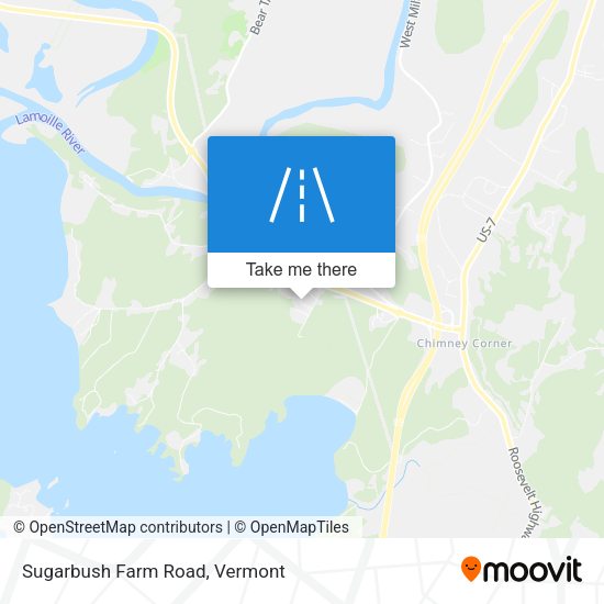 Mapa de Sugarbush Farm Road