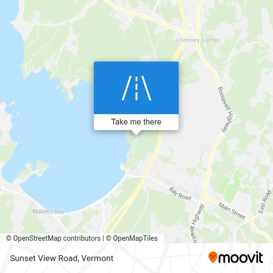 Sunset View Road map