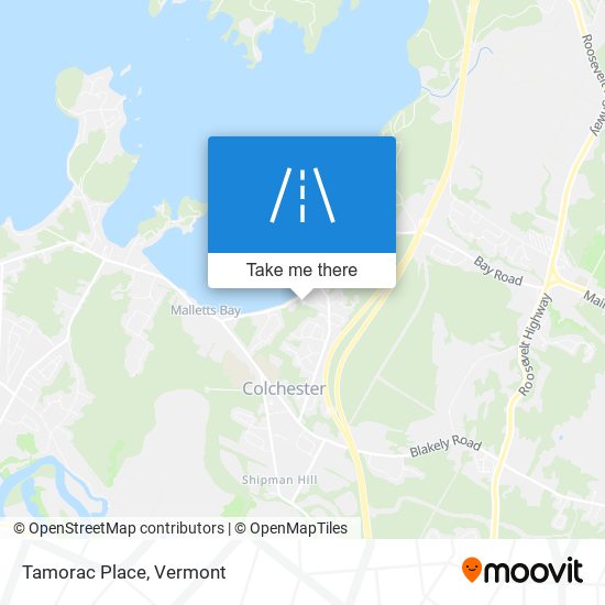 Tamorac Place map