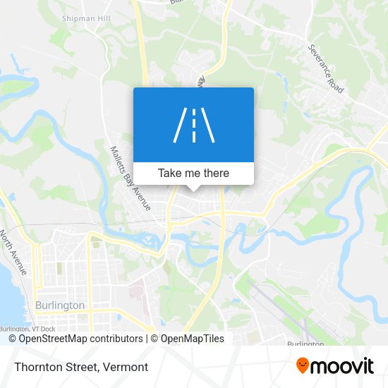 Mapa de Thornton Street