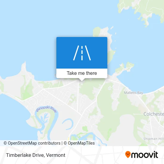Timberlake Drive map