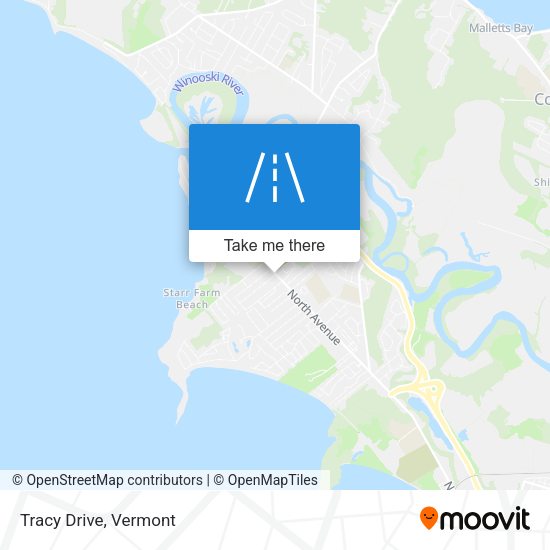 Tracy Drive map