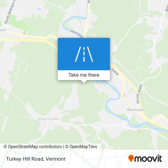 Mapa de Turkey Hill Road