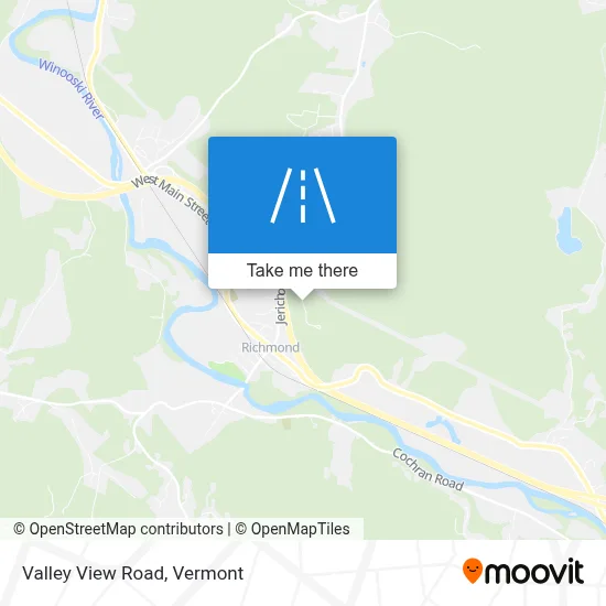 Valley View Road map