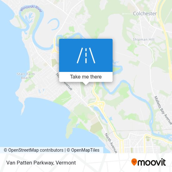 Van Patten Parkway map