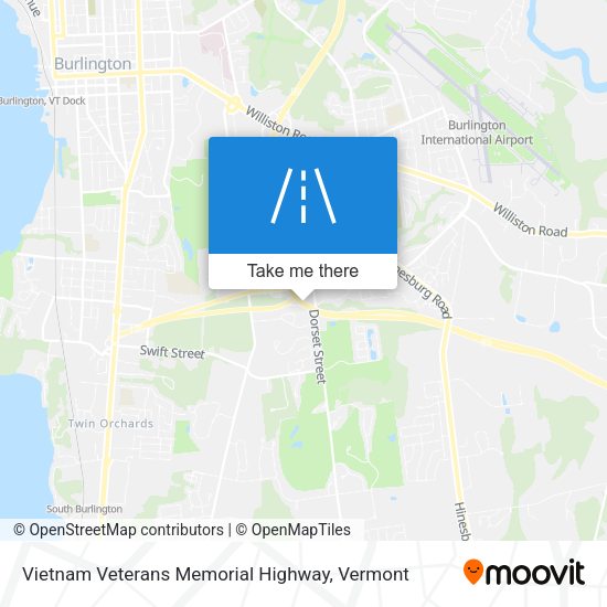 Mapa de Vietnam Veterans Memorial Highway