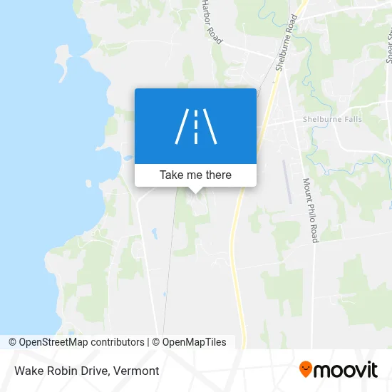 Wake Robin Drive map