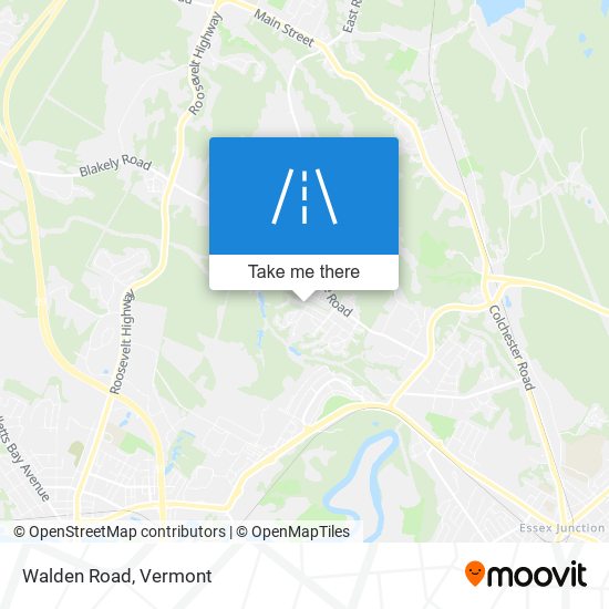 Walden Road map