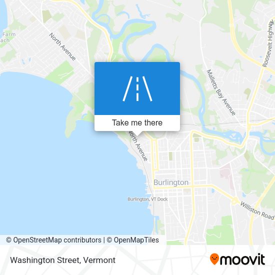 Mapa de Washington Street
