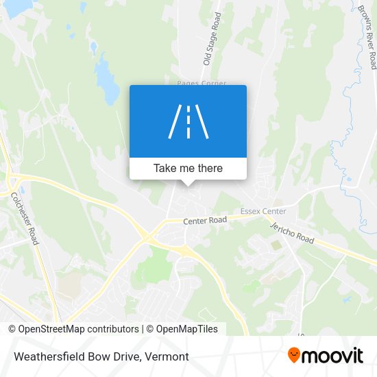Mapa de Weathersfield Bow Drive