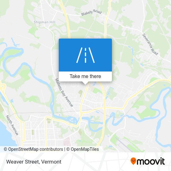Mapa de Weaver Street