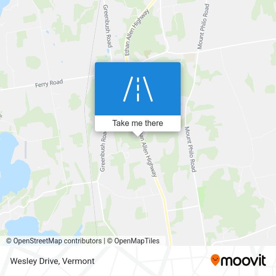 Wesley Drive map