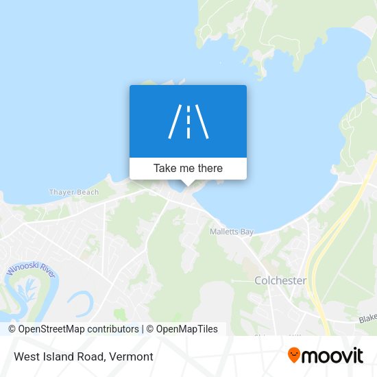 Mapa de West Island Road