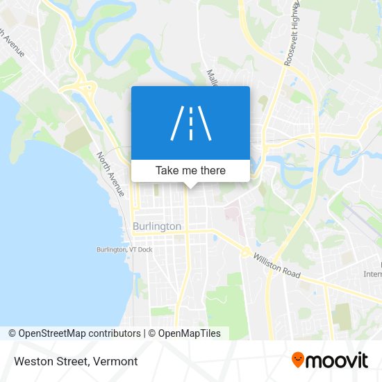 Mapa de Weston Street