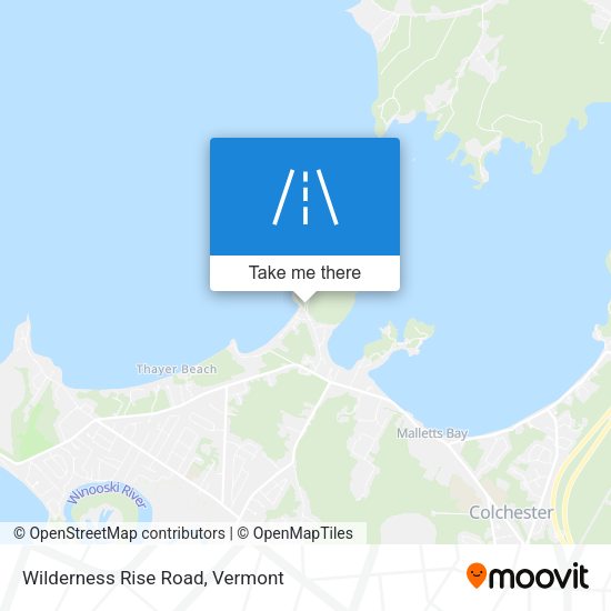 Mapa de Wilderness Rise Road