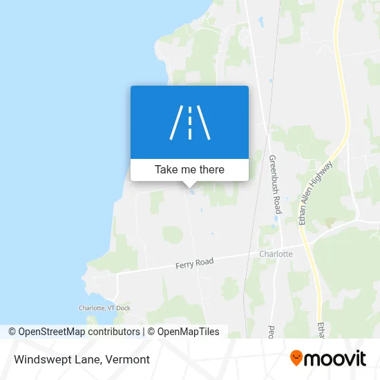 Windswept Lane map