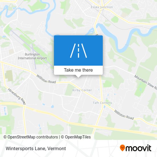 Mapa de Wintersports Lane