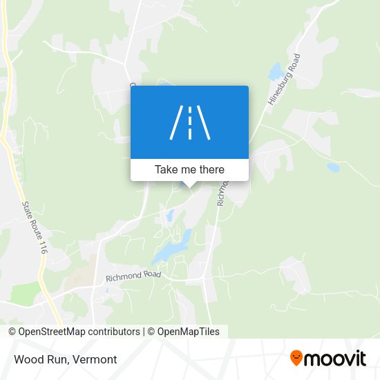 Wood Run map