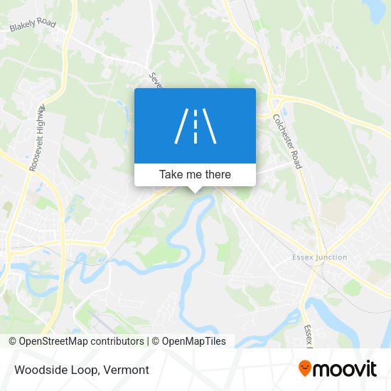 Mapa de Woodside Loop