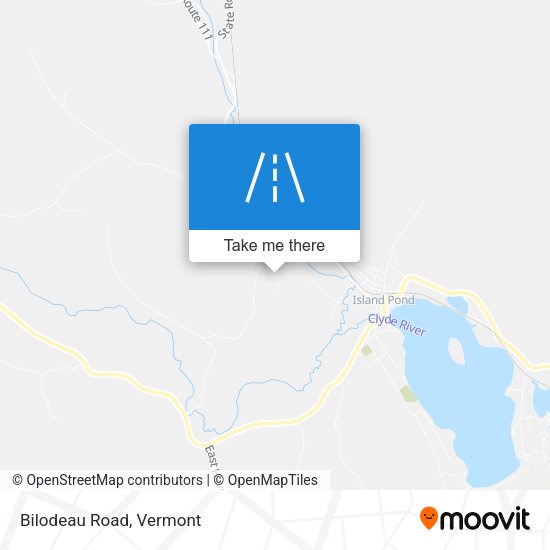 Mapa de Bilodeau Road