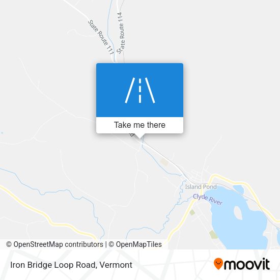 Mapa de Iron Bridge Loop Road
