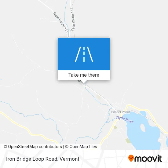 Iron Bridge Loop Road map