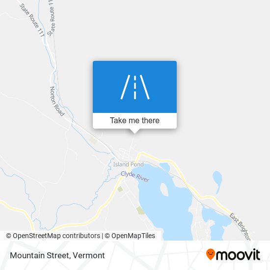 Mountain Street map