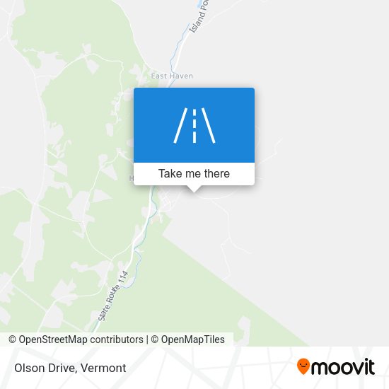 Olson Drive map