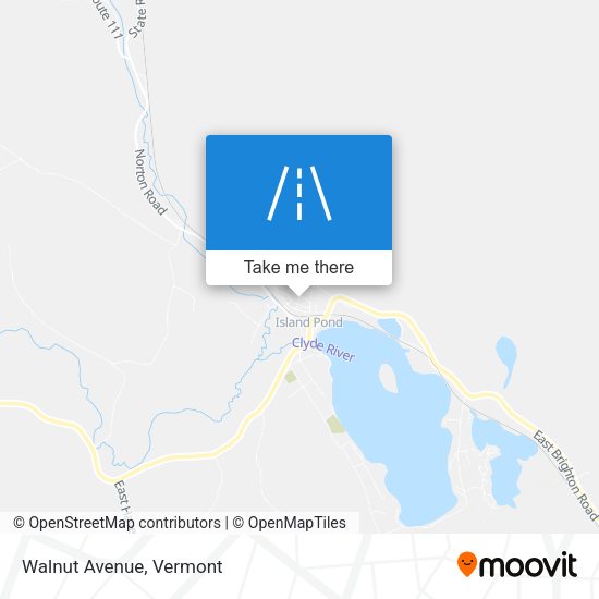 Mapa de Walnut Avenue